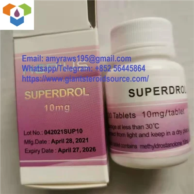 Superdrol(Methasterone) 10mg*100/bottle Finished Tablets